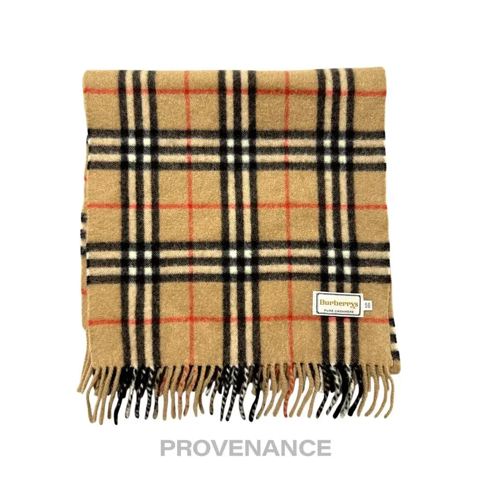 🔴 Burberry Scarf - PURE CASHMERE Nova Check